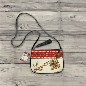 Brighton  Glitter & Go Love Crossbody Bag